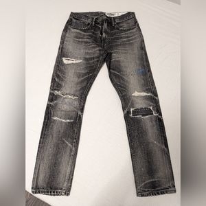 Neighborhood DP-Narrow black denim jeans